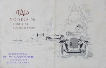 Itala Model 56 Sport 1914 Automobilprospekt (8427)