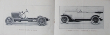 Itala 56 Sport Modellprogramm 1914 Automobilprospekt (8427)