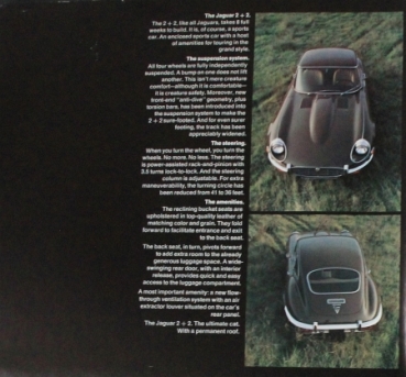 Preview: Jaguar E Type V12 Modellprogramm 1971 "The ultimate cat" Automobilprospekt (4219)