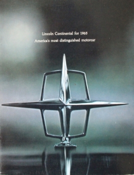 Lincoln Modelprogram 1965 Carbrochure (8488)