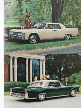 Lincoln Modelprogram 1965 Carbrochure (8488)