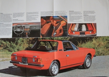 Lancia Beta Spider Modelprogram 1979 Carbrochure (7899)