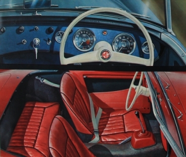 MG Midget Modelprogram 1961 "The car that starts ahead" Carbrochure (3970)