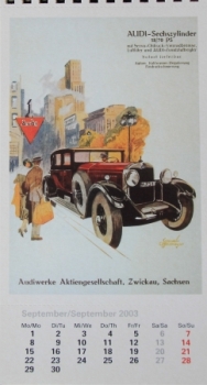 Audi  Historic Yearcalendar 2003 (7045)