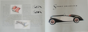 Mercedes-Benz 170 V Modelprogram 1938 Carbrochure (8921)