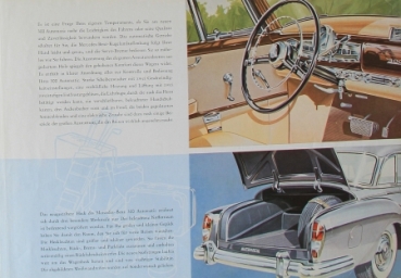 Mercedes-Benz 300 Automatic Modellprogramm 1952 Automobilprospekt (5911)