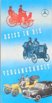 Mercedes-Benz Modelprogram 1959 "Reise in die Vergangenheit" Carbrochure (8843)