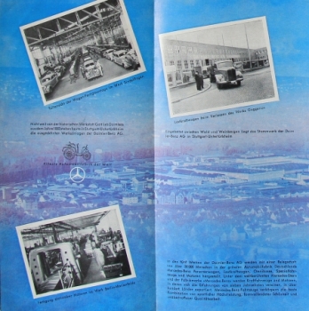 Mercedes-Benz Modelprogram 1959 "Reise in die Vergangenheit" Carbrochure (8843)