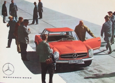 Mercedes-Benz Modellprogramm 1963 Automobilprospekt (8875)
