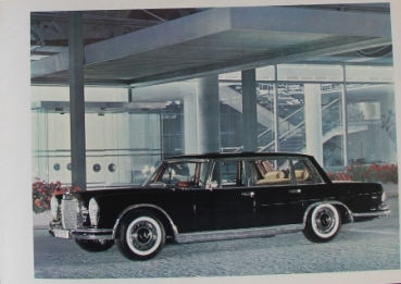 Mercedes-Benz Modellprogramm 1963 Automobilprospekt (8875)