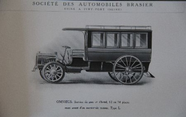 Brasier Automobiles Modellprogramm 1906 Automobilprospekt (7115)