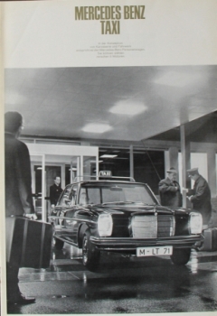 Mercedes-Benz Cab Modelprogram 1967 Carbrochure (8882)
