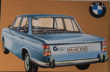 BMW 1500 Modelprogram 1961 Carbrochure (7133)