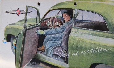 Borgward Hansa 1500 Modelprogram 1950 "Darf ich vorstellen..." Carbrochure (7142)