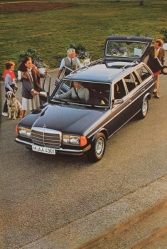 Mercedes-Benz 240 TD - 280 TE Modelprogram 1981 Carbrochure (8894)