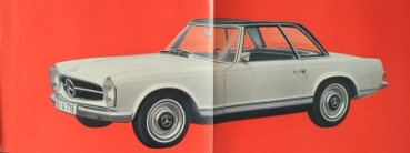 Mercedes-Benz 230 SL Modellprogramm 1963 Automobilprospekt (1593)