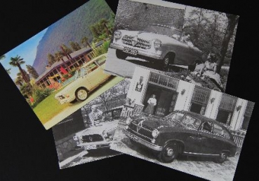 Borgward 4 Postcards 1979 (7163)
