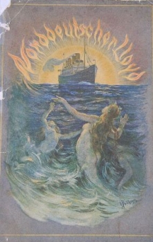 Norddeutscher-Lloyd 1910 Schiffsreederei-Prospekt (7172)