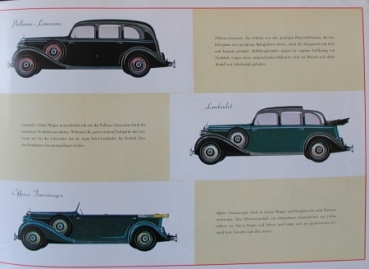 Mercedes-Benz 230 Modelprogram 1939 Carbrochure (7634)