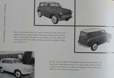Lloyd Stationwagon Modelprogram 1960 Carbrochure (7194)