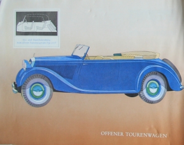 Mercedes-Benz 170 V Modelprogram 1938 Carbrochure (7620)