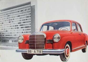 Mercedes-Benz 190 D Modelprogram 1959 Carbrochure (7622)