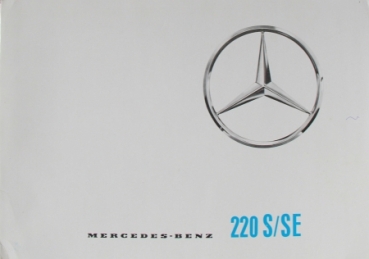 Mercedes-Benz 220 SE 1964 Automobilprospekt (7629)