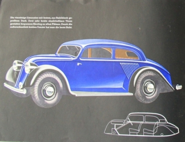 Mercedes-Benz 130 H Modelprogram 1934 Carbrochure (7624)