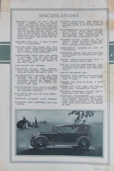 Nash Ajax Six Modelprogram 1926 Carbrochure (8532)