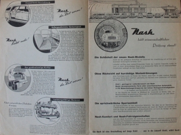 Nash Modelprogram 1951 "Pionier bleibt Pionier" Carbrochure (4608)