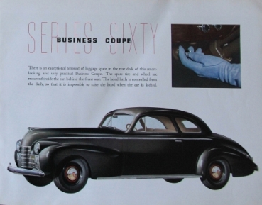 Oldsmobile Series 60 Modelprogram 1939 Carbrochure (4250)