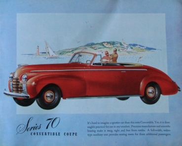 Oldsmobile Series 60 Modelprogram 1939 Carbrochure (4250)