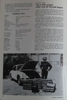 "Porsche Panorama" 1963 Porsche-Magazin Porsche 901 (2265)