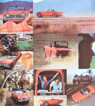 Triumph TR 4 A Modelprogram 1965 Carbrochure (2261)
