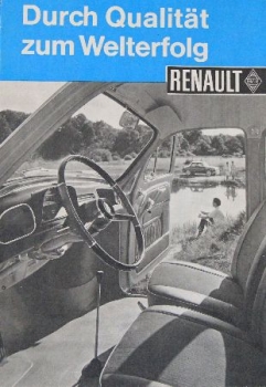 Renault Modelprogram 1960 Carbrochure (7277)