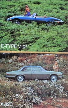 Preview: Jaguar Modellprogramm 1974 "The magificent world of Jaguar" Automobilprospekt (2258)