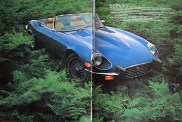 Preview: Jaguar Modellprogramm 1974 "The magificent world of Jaguar" Automobilprospekt (2258)