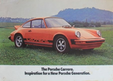 Porsche 911 Carrera Modelprogram 1974 "Inspiration for a new Generation" Carbrochure (2553)