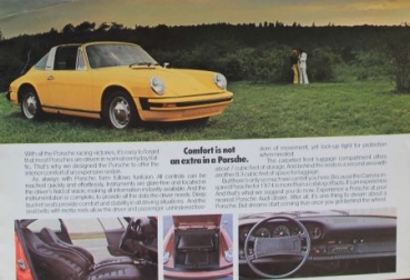 Porsche 911 Carrera Modelprogram 1974 "Inspiration for a new Generation" Carbrochure (2553)
