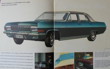 Preview: Opel Diplomat V8 Modellprogramm 1967 Automobilprospekt (7992)