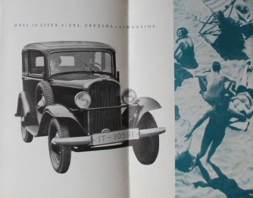Opel Modelprogram 1935 Carbrochure (7922)