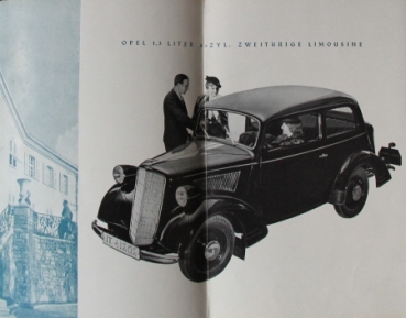 Opel Modelprogram 1935 Carbrochure (7922)