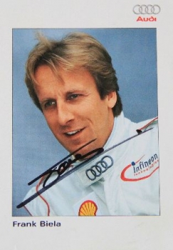Frank Biela Racingdriver 1988 original autograph (7381)