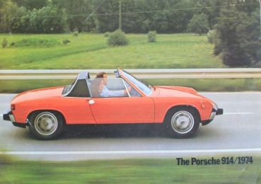 Porsche 914 Modelprogram 1974 Carbrochure (2252)