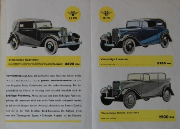 Hanomag Modelprogram 1928 Carbrochure (7419)