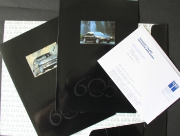 Peugeot 605 Modelprogram 1992 Carbrochure (9093)