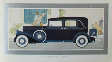 Pierce-Arrow Modelprogram 1932 Prestigebrochure (7212)