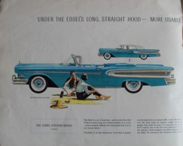 Edsel Ford Modelprogram 1958 "This is the Edsel" Carbrochure (2202)