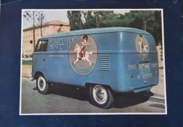Preview: Volkswagen T1 Transporter Modelprogram 1952 "Wer faehrt Transporter" Carbrochure (7497)