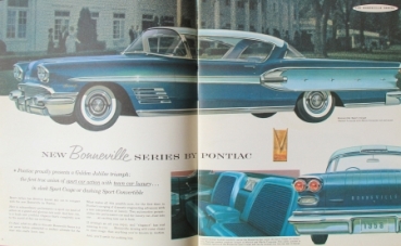 Pontiac Catalina Modelprogram 1958 Carbrochure (3955)